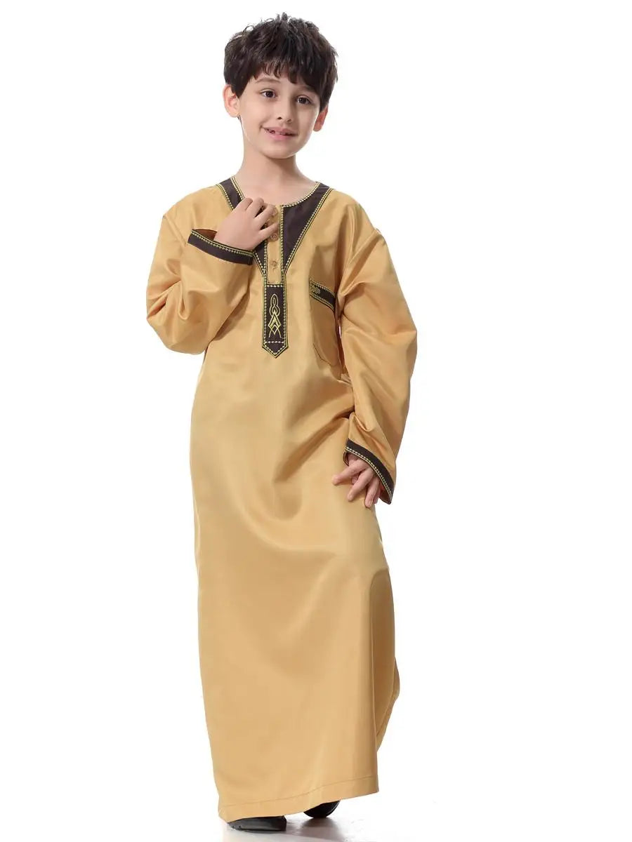 Boys Long Sleeve Kaftan/Abaya/Jubbah/Robe