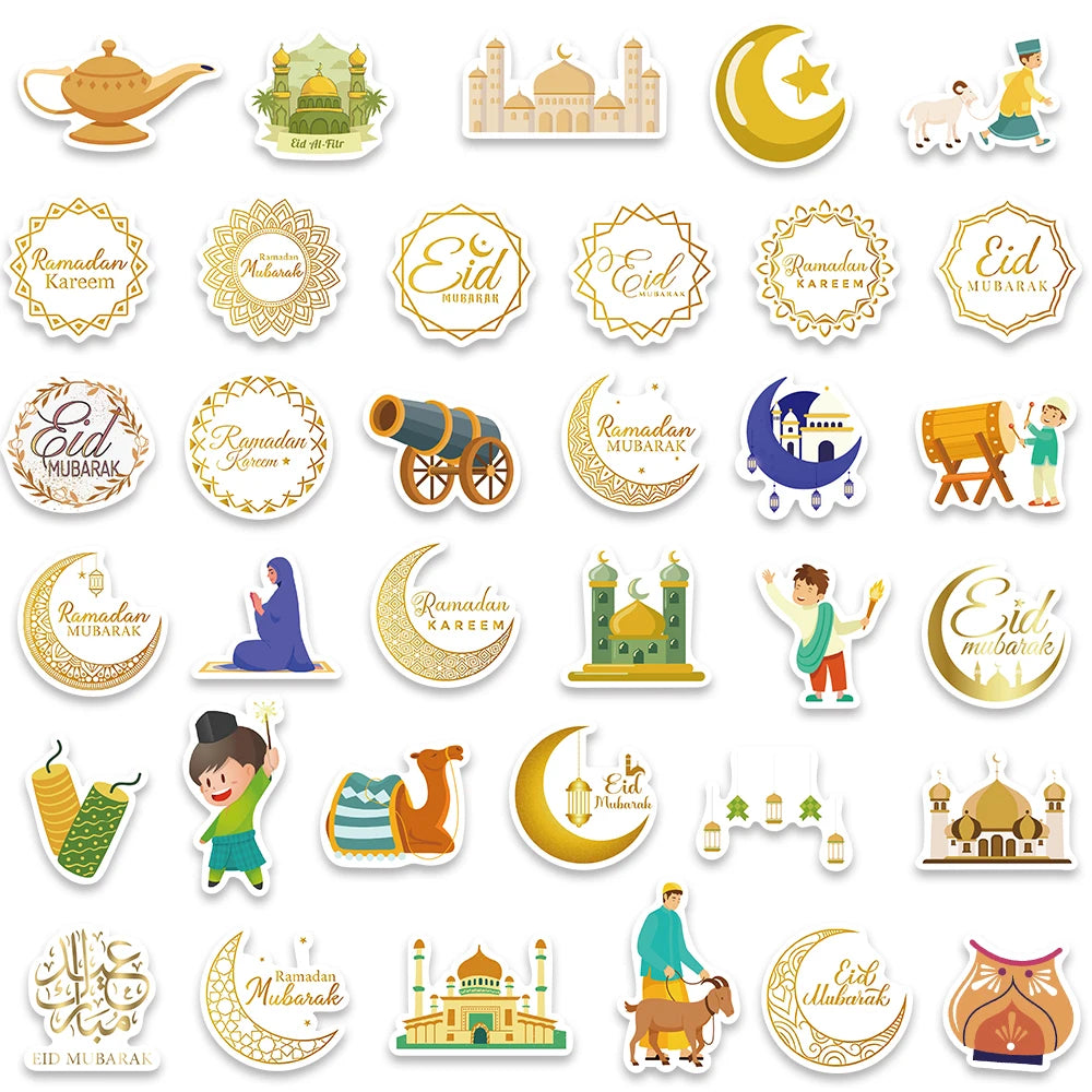 70pcs Ramadan/Eid Sticker Pack