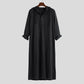 Mens Black/White/Navy/Brown Hoodie Kaftan/Abaya/Jubbah/Robe