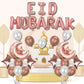 34Pc Eid Party Balloon Set (Pink, Gold, Silver, Purple)