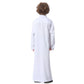 Boys Solid (Beige/White/Dark Red/Sky Blue) Long Sleeve Kaftan/Abaya/Jubbah/Robe