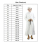 Boys White Long Sleeve Solid Kaftan/Abaya/Jubbah/Robe