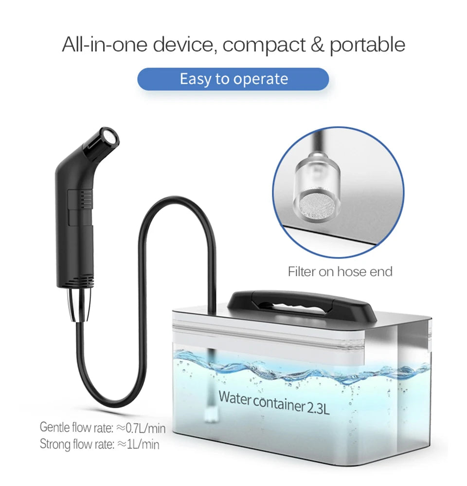 Portable Electric Bidet w/ 2.3L Tank