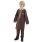 Boys Long Sleeve Kaftan/Abaya/Jubbah/Robe w/ Gold Trim (Black/Beige/Coffee/White)