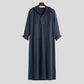 Mens Black/White/Navy/Brown Hoodie Kaftan/Abaya/Jubbah/Robe