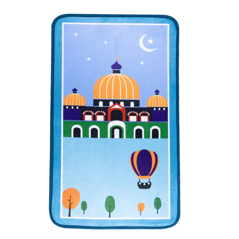 Kids Children Prayer Mat Islamic Muslim Soft Thick Prayer Rug Carpet Tapis De Priere Muslim Praying Mat Sajda Gift Sajadah