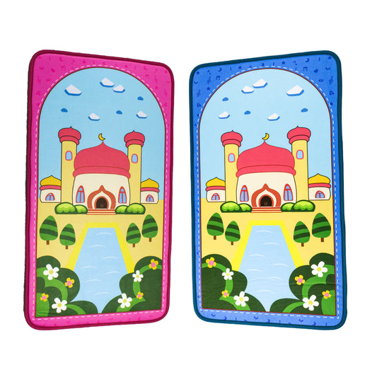 Kids Children Prayer Mat Islamic Muslim Soft Thick Prayer Rug Carpet Tapis De Priere Muslim Praying Mat Sajda Gift Sajadah